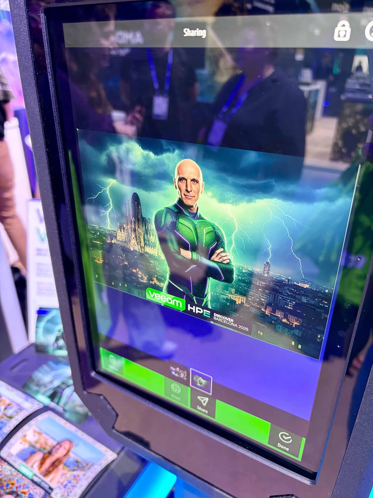 HPE event, 2025, stand de Veeam